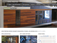 Tablet Screenshot of hmkprefabhomes.com